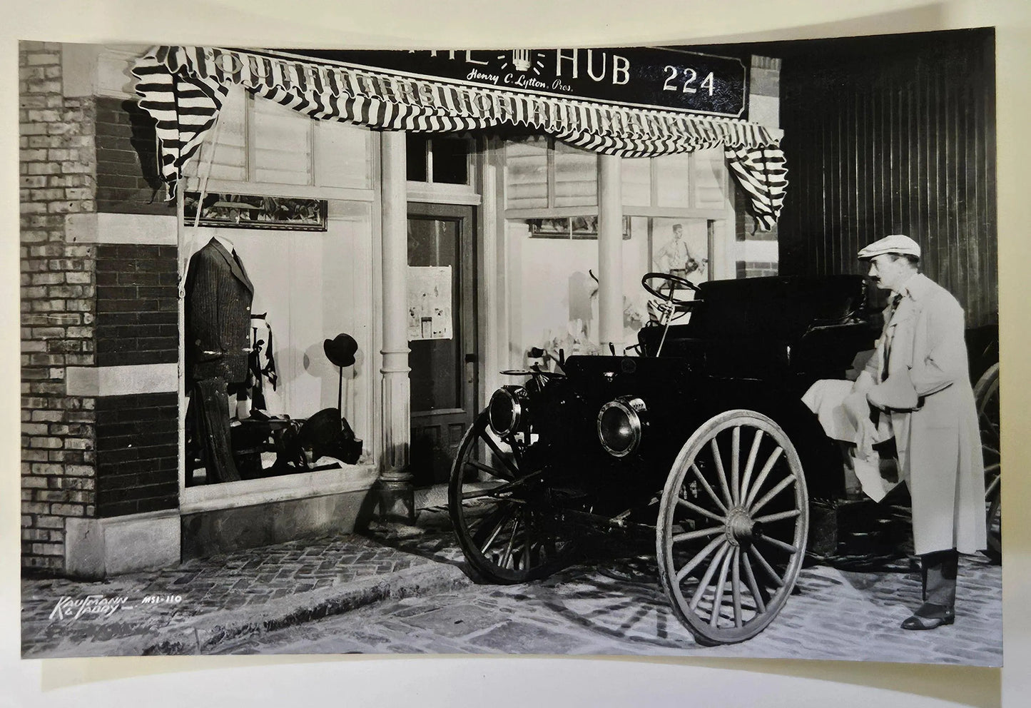 RPPC Chicago Gentlemen's Emporium - Museum of Science and Industry - Vintage Postcard