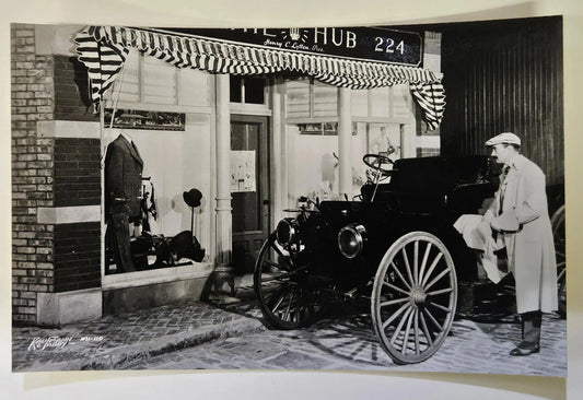 RPPC Chicago Gentlemen's Emporium - Museum of Science and Industry - Vintage Postcard