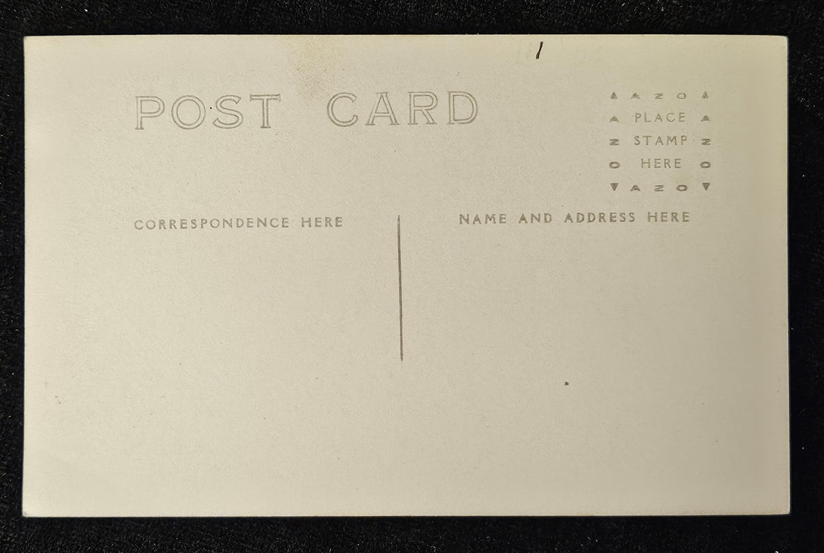 RPPC - Young well dressed Man's Oval Portrait - Vintage Postcard