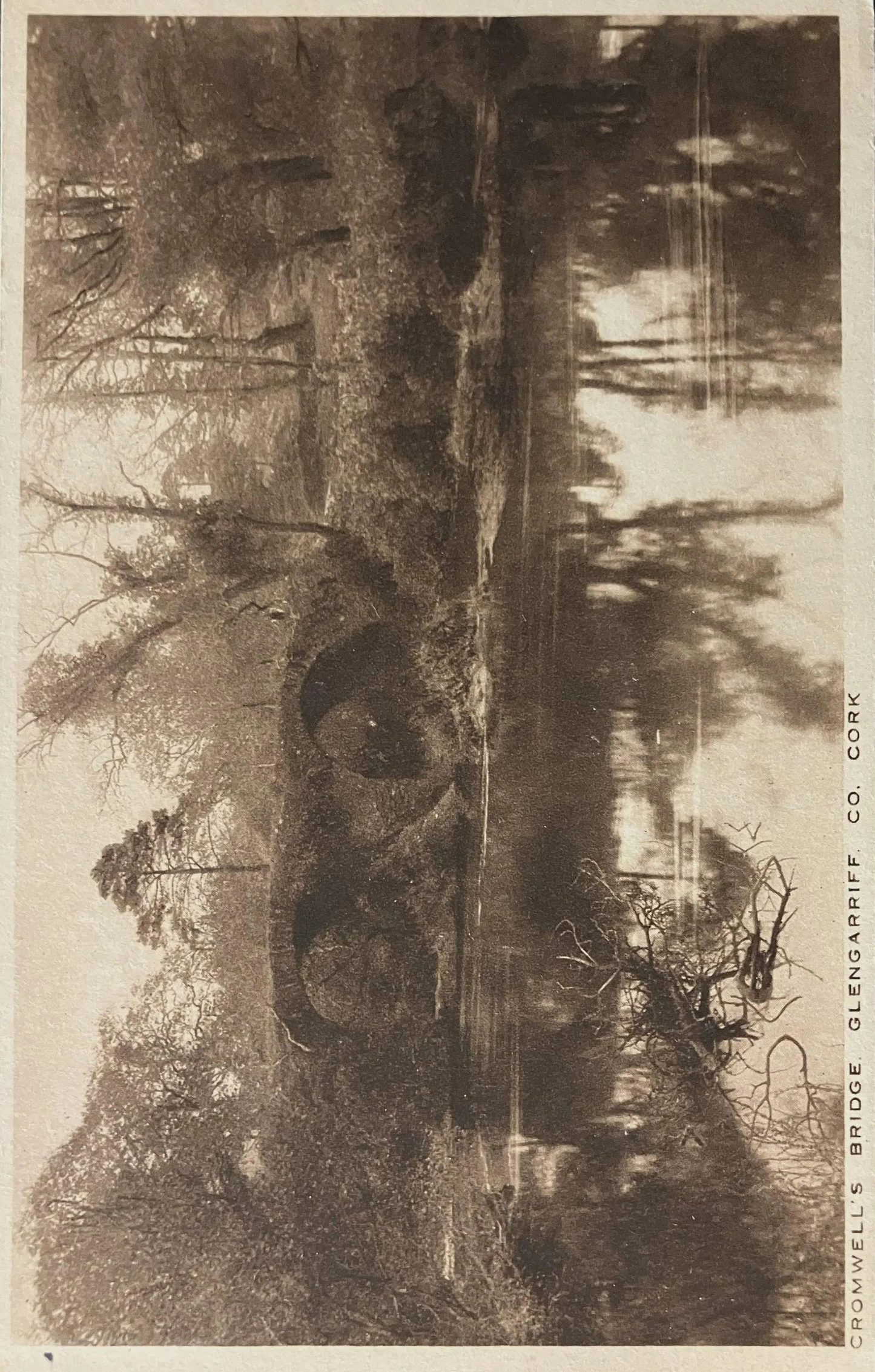 Cromwell's Bridge, Glengarriff Co. - Cork, Ireland - Vintage Bridge Postcard