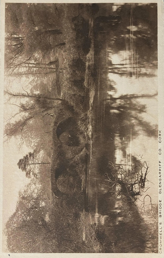 Cromwell's Bridge, Glengarriff Co. - Cork, Ireland - Vintage Bridge Postcard