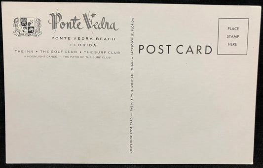 Ponce Vedra at Ponta Vedra Beach, Florida - Vintage Club Postcard