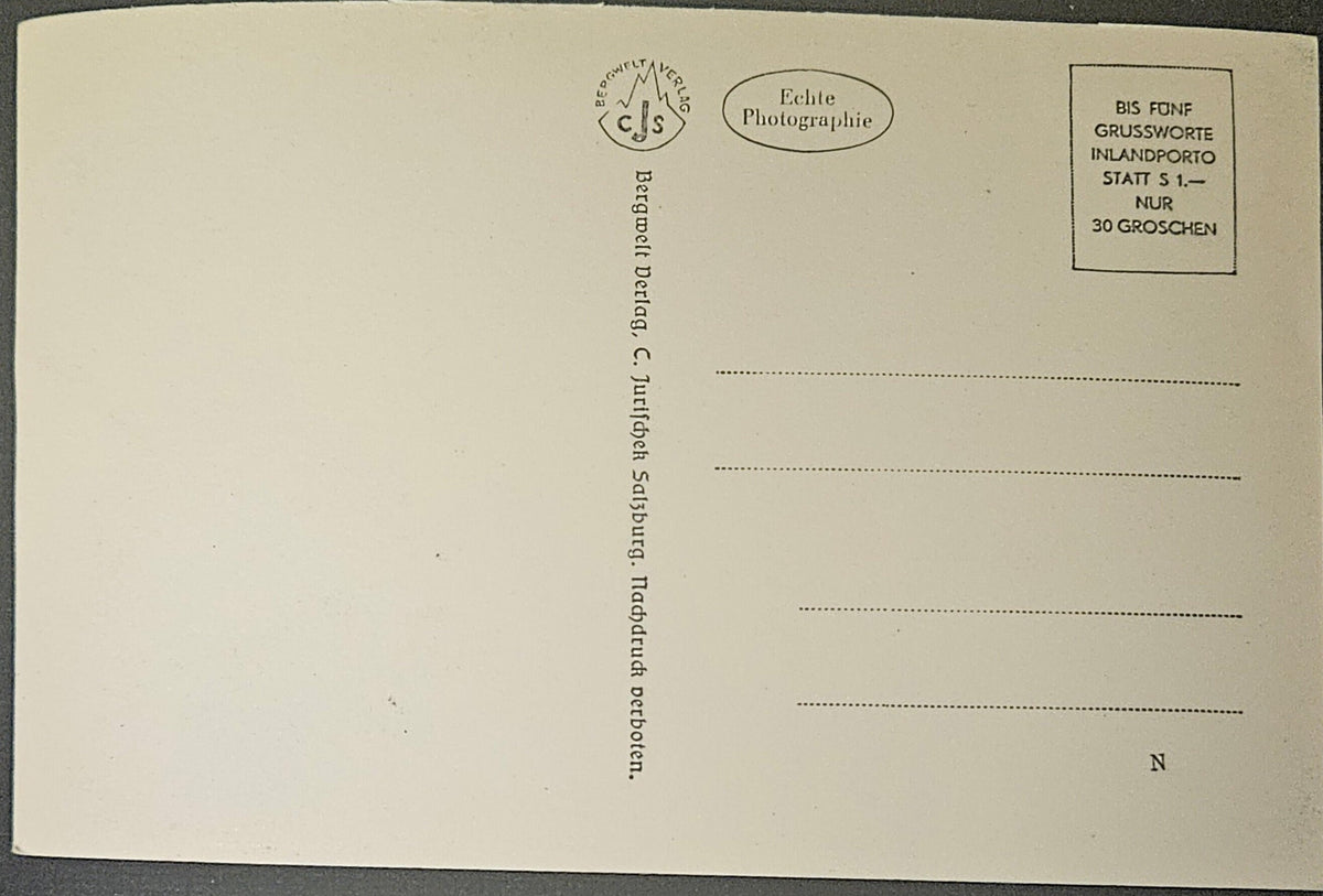 RPPC Dienten Am Hochkonig Austria Hotel In Mountains Post WW2- Vintage Austria  Postcard