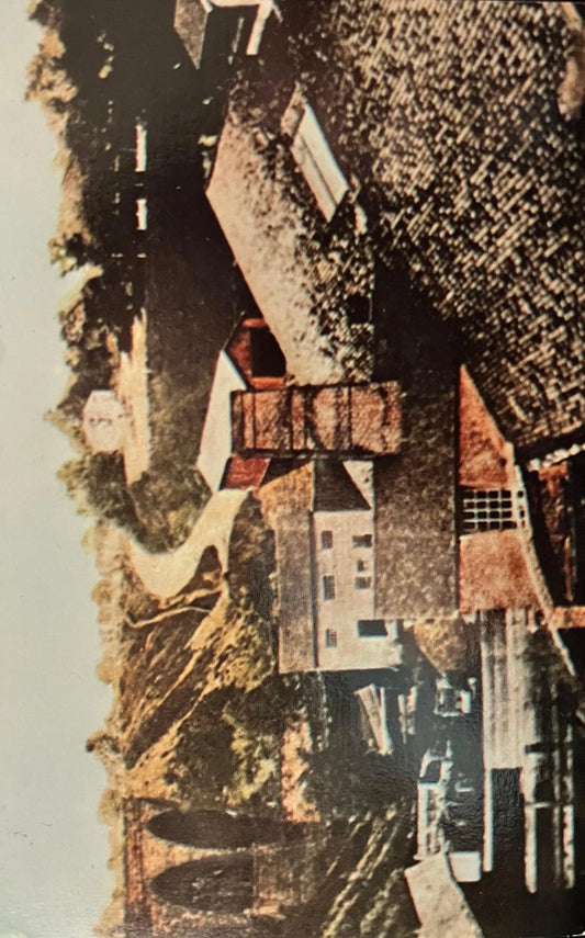 Covered Bridge in Lake County, Ohio - East Painesville Bridge - Photo by Carl Lawrence - Vintage Ohio Covered Bridge Postcard