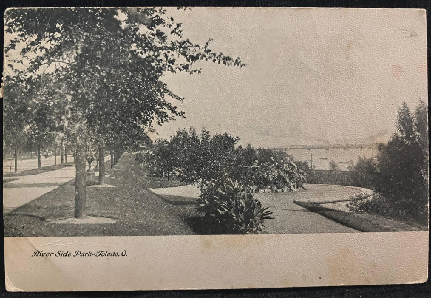River Side Park - Toledo, Ohio - Vintage Park Postcard