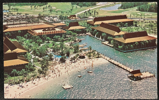 Polynesian Village - Disney World - Orlando, Florida - Vintage Postcard