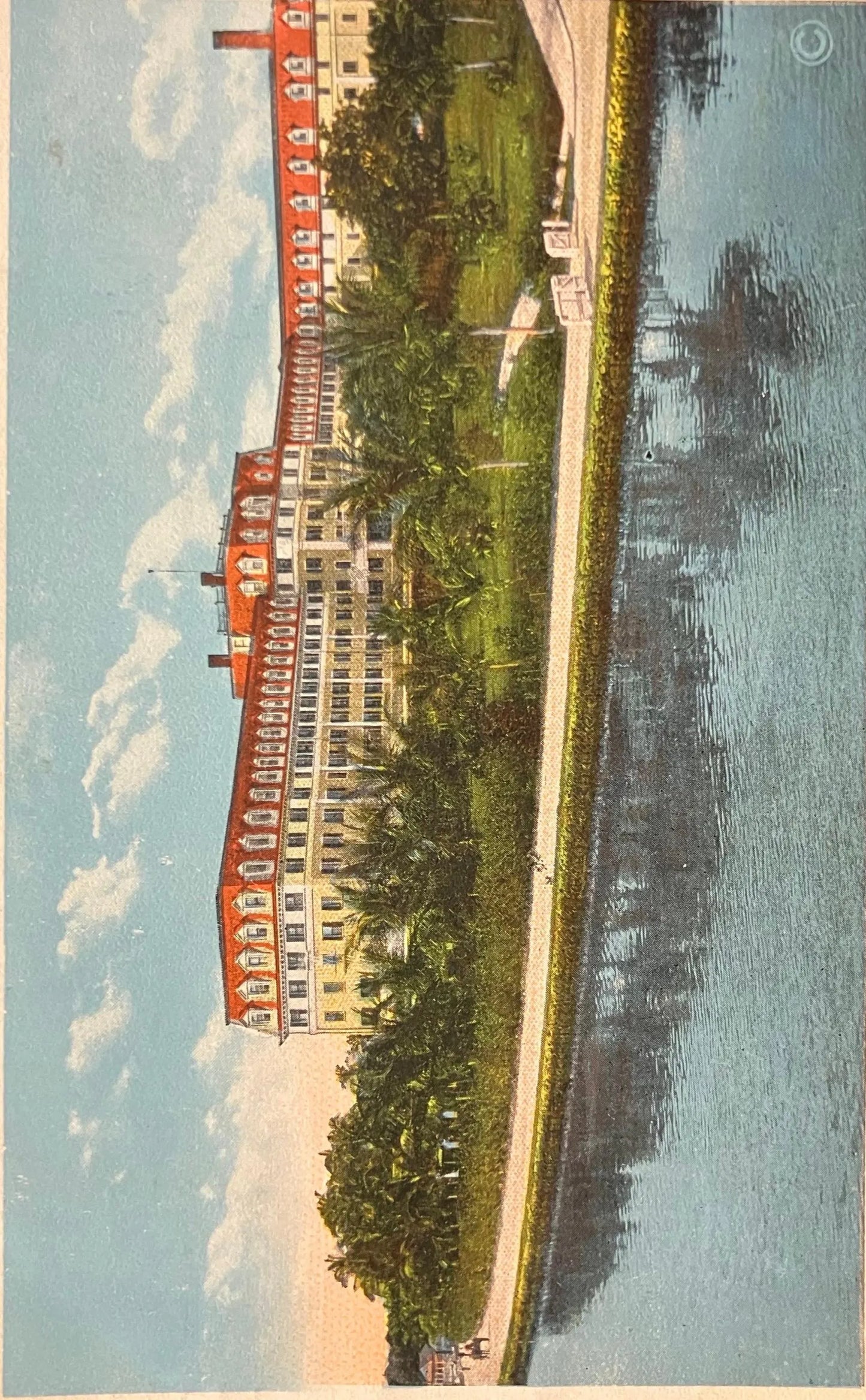 Royal Palm Hotel and Grounds, Miami, Florida - Vintage Hotel Postcard