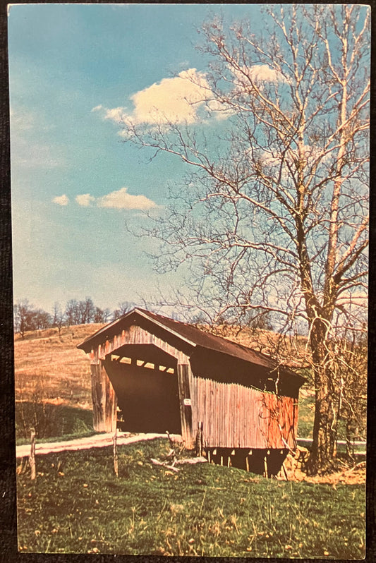 Manchester Bridge in Noble County, Ohio - Photo by Anita Knight - Vintage Ohio Postcard