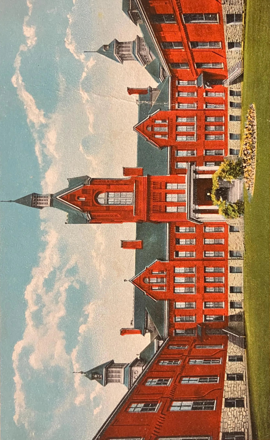 Bridgeport Hospital - Bridgeport, Connecticut - Vintage Hospital Postcard