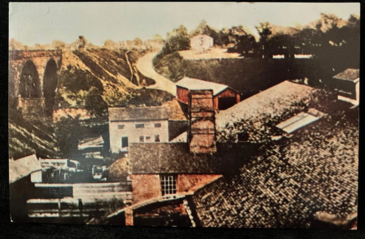 Covered Bridge in Lake County, Ohio - East Painesville Bridge - Photo by Carl Lawrence - Vintage Ohio Covered Bridge Postcard