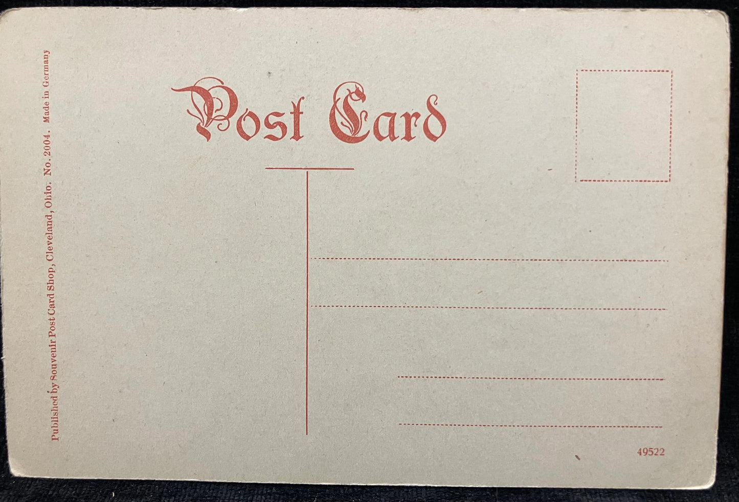 Entrance to Forest Hill, Cleveland Ohio- Vintage 1920s Postcard from Cleveland