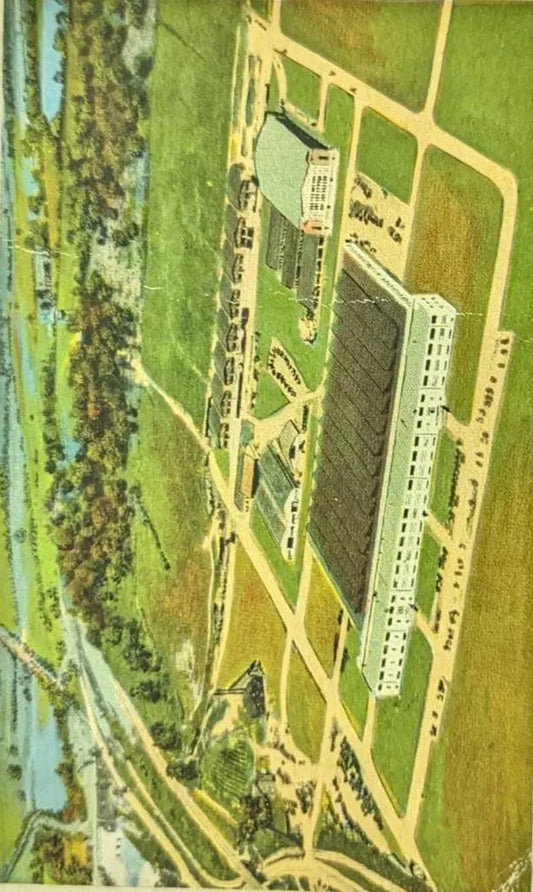New Wilbur Wright Aviation Field, Dayton, Ohio - Vintage Aviation Postcard - The birth of Man's flight