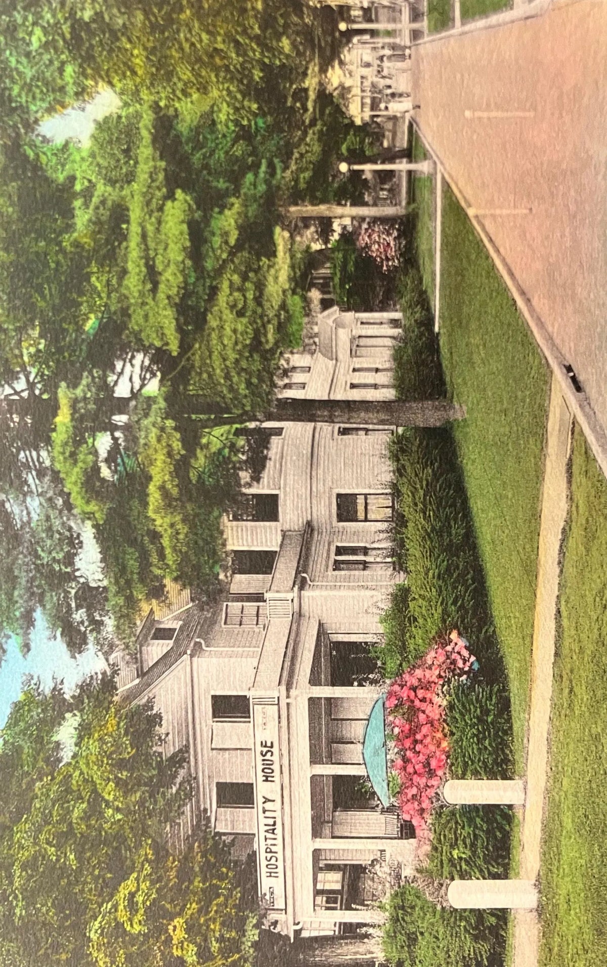 Y.W.C.A Hospitality House and Vincent Ave., Chautauqua, New York, On Lake Chautauqua - Vintage Postc