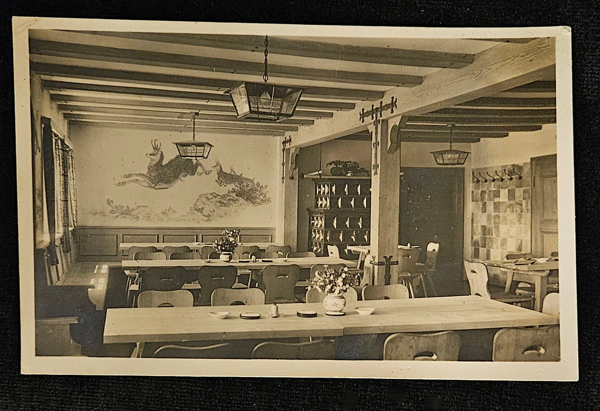 1950s Mountain Resort in Bayrischzell, Germany - Vintage Postcard