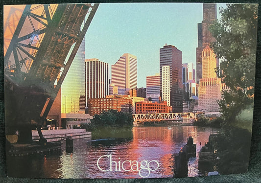 Chicago, Illinois - Photo by Karina Wang - Vintage Bridge Postcard