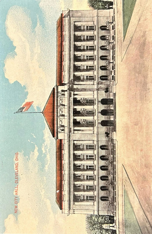 New City Hall, Cleveland, Ohio - Vintage Postcard