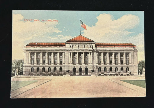 New City Hall, Cleveland, Ohio - Vintage Postcard