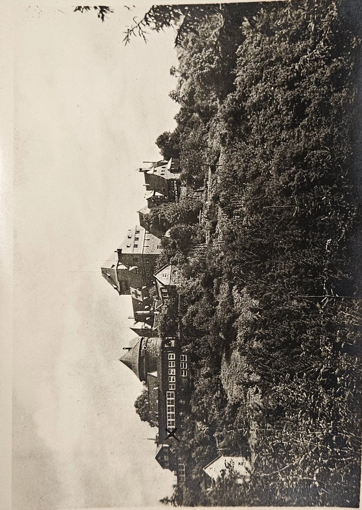 RPPC Schloss Burg Castle - A. D. Wupper German Post - Vintage International Postcard