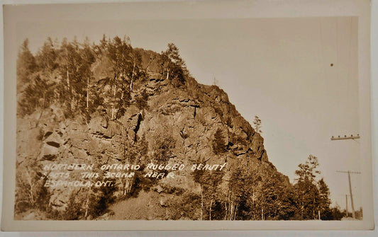 RPPC Rugged Beauty Near Espanola Ontario - H. Cummings Photo Postcard