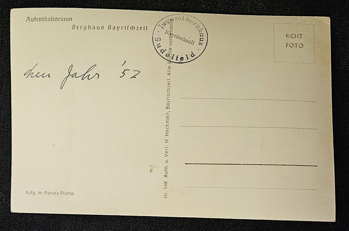 1950s Mountain Resort in Bayrischzell, Germany - Vintage Postcard