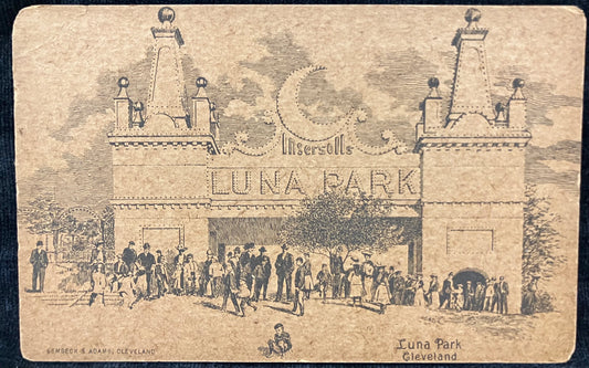 Luna Park Cleveland - Ohio -  Very Early Cleveland Postcard - 1905 Postcard - Advertising Post Card from Opeining of Park