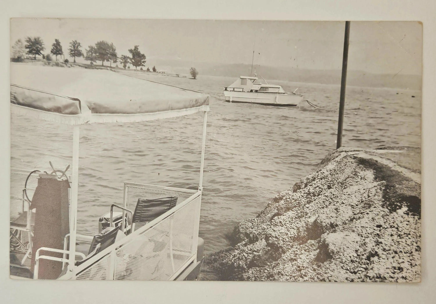 Kentucky Ken Lake Boat Dock  in the 1970s- Vintage Postcard