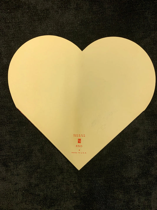 Die Cut Fold Golden Bell Valentine from 1940's to early 1950's