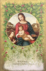 Rafael Madonna Terranuova - Vintage Holiday Postcard