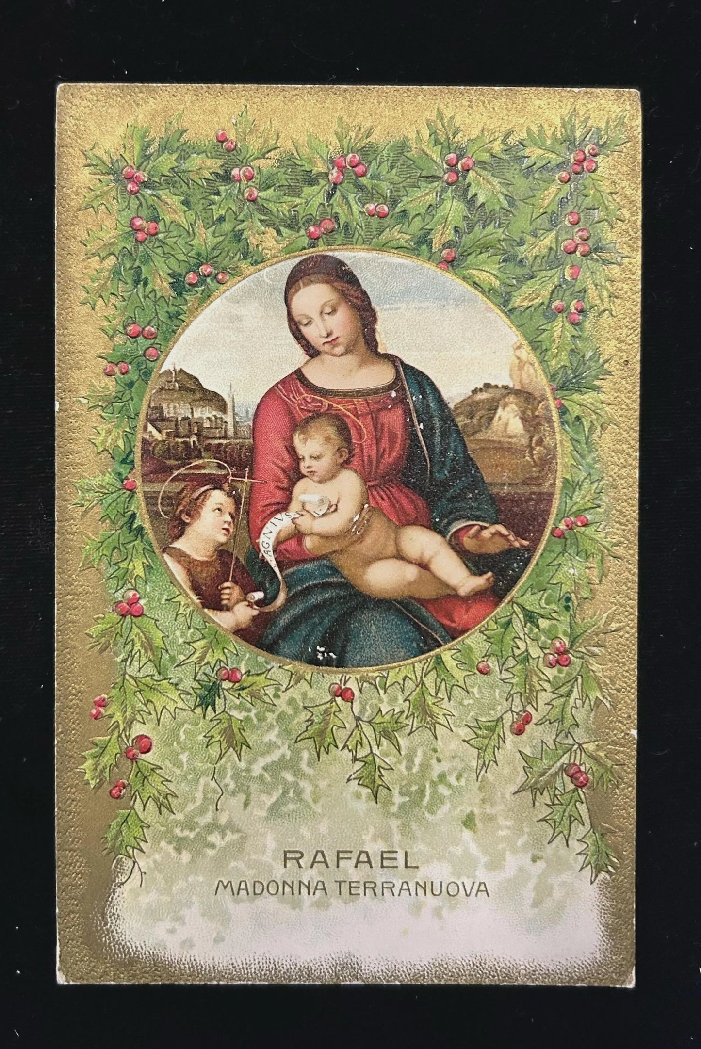 Rafael Madonna Terranuova - Vintage Holiday Postcard