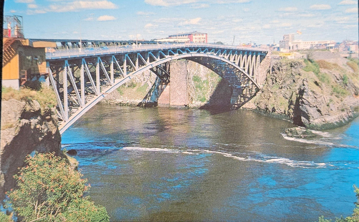 Reversing Falls Slack Tide Saint John New Brunswick Canada Post Card