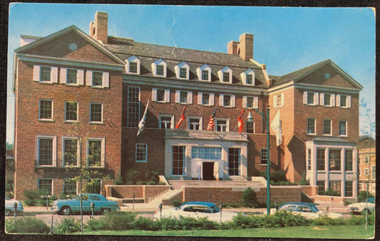 Ohio University Center - Athens, Ohio - Photo: Clarence White - Vintage University Postcard