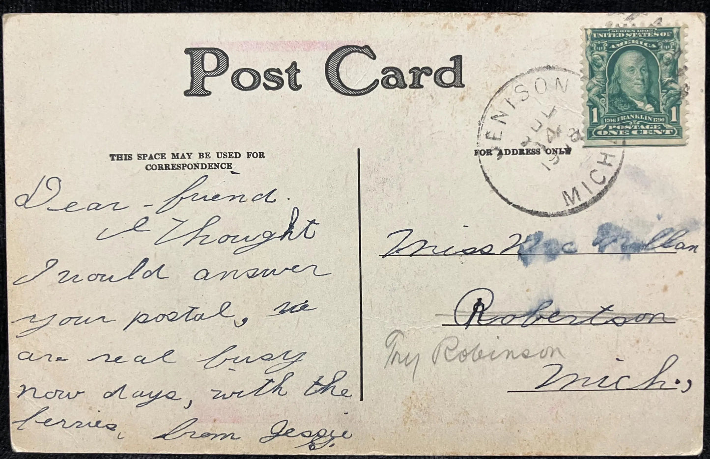 Railway Exchange Building, Chicago. - Vintage Postcard