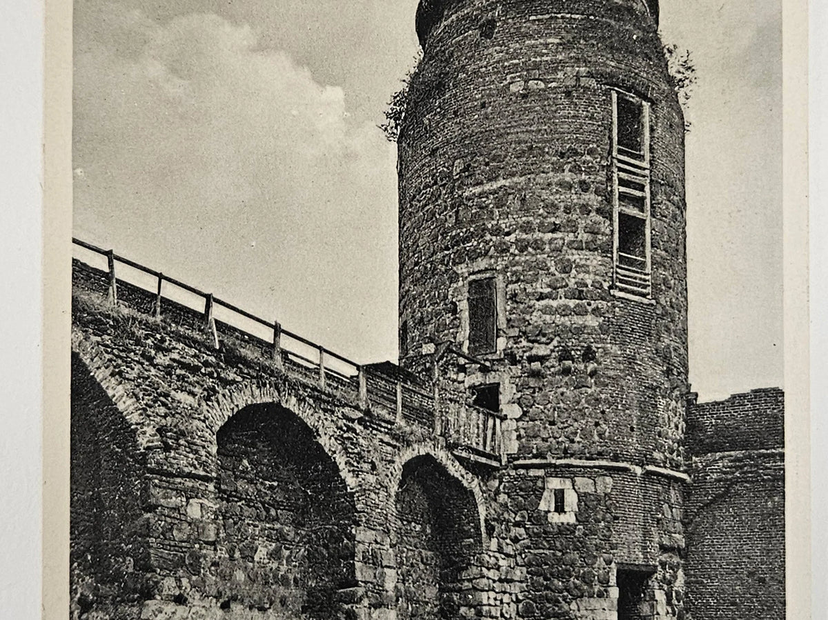 [price] 1951 Photo Postcard - Historic Medieval Mill in Germany - Vintage International Postcard