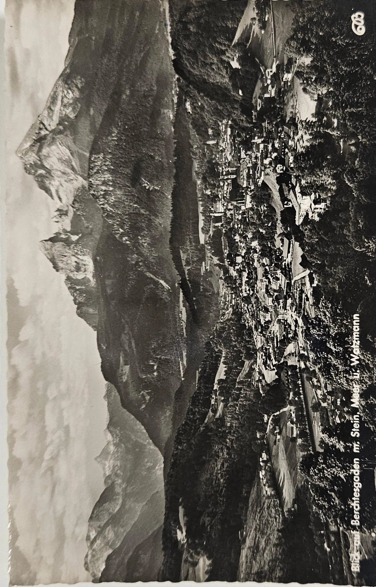 Photo Postcard of German Alps - Mount Stein, Upper Bavaria, Germany - Vintage International RPPC