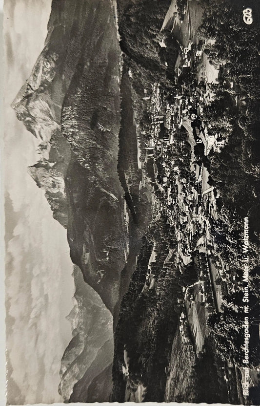 Photo Postcard of German Alps - Mount Stein, Upper Bavaria, Germany - Vintage International RPPC