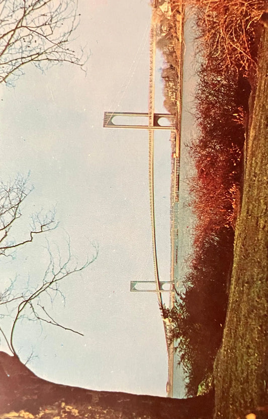 Bronx-Whitestone Bridge in New York - Photo by Milt Price - Vintage NYC Bridge Postcard