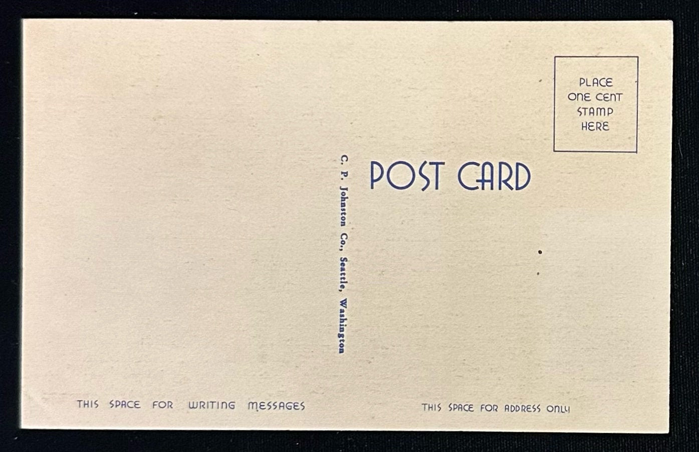 Front: 113- A Road through a Washington ForestBack: BlankCondition: greatUnmailedHand-colored (linen
