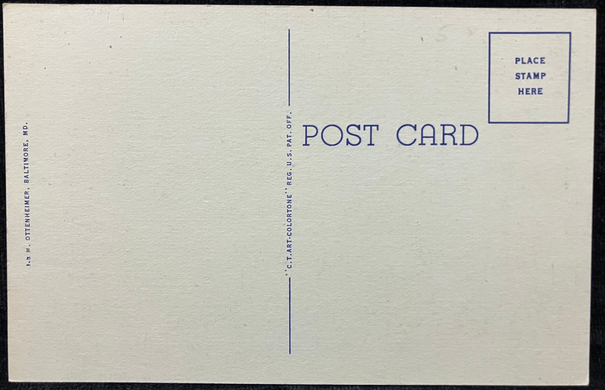 Aeroplane View, John Hopkins University Homewood, Baltimore, Maryland - Vintage Postcard - Early Med