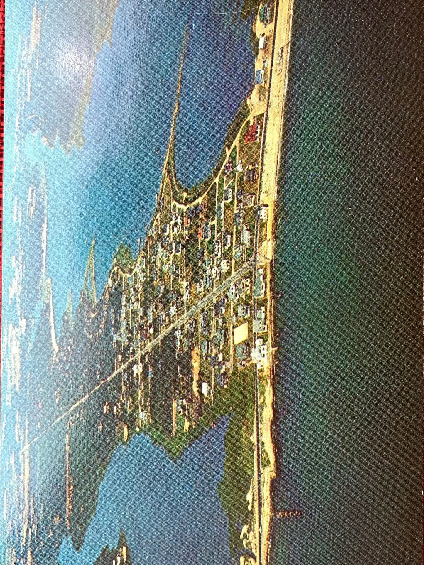 Air View of Mari Vista, Massachusetts Vintage Postcard