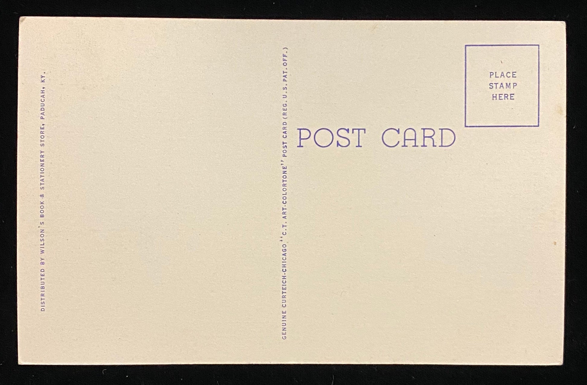 Front: Angles, Home of Vice-President Alben W. Barkley, Paducah, Kentucky Back: Blank Condition: Great condition 1949 Unmailed Color: Hand color Publisher: Genuine Curteich-Chicago
