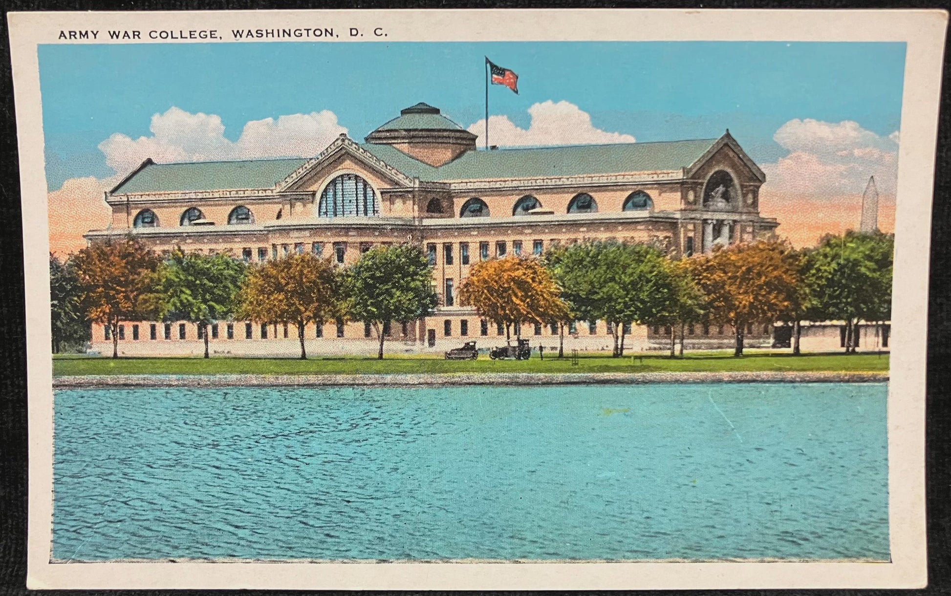 Army War College, Washington D. C. - Vintage Army Postcard
