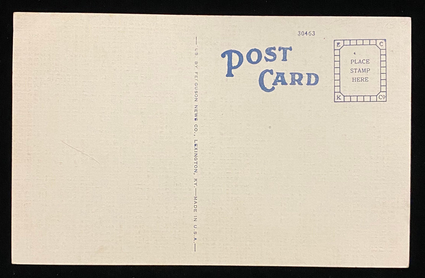 Front: Ashland, Home of Henry Clay, Lexington, KY. Back: Blank Condition: Good condition 1940s Unmailed Color: Hand color Publisher: Ferguson News Co.