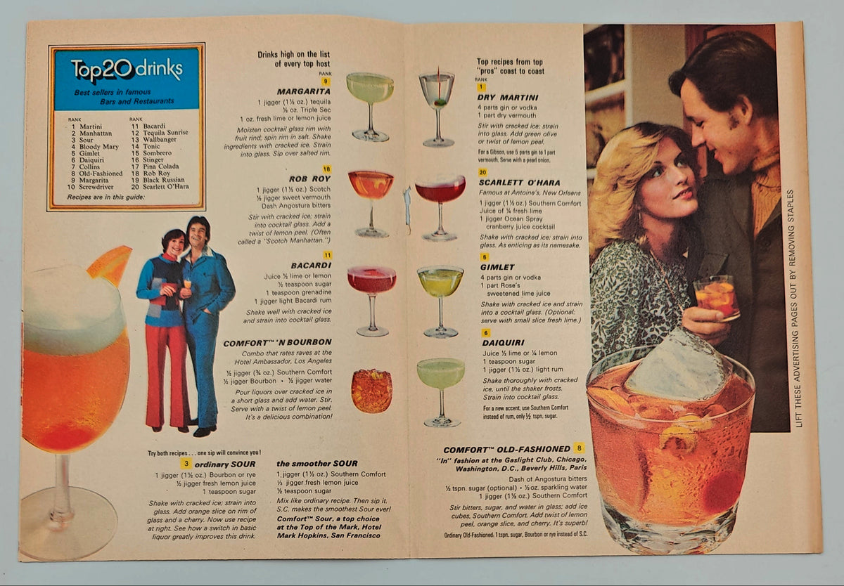 Vintage magazine page with a ruler for scale on a light gray background