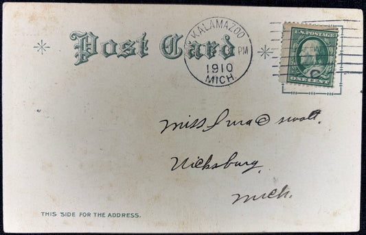 Young Jesus "Loving Christmas Wishes" - Vintage Postcard
