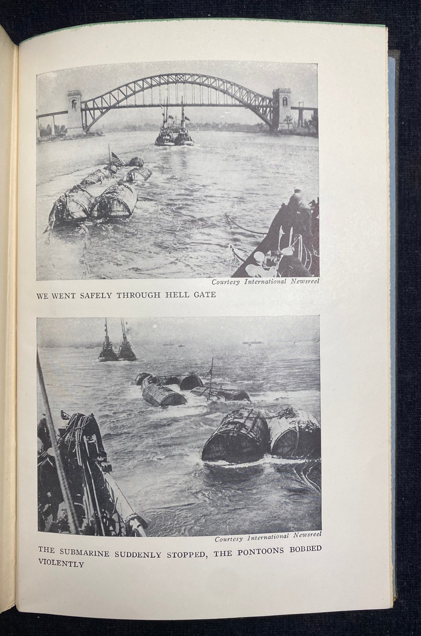On The Bottom by Commander Edward Ellsberg - first edition - *PRINTER'S ERROR* 15 pages printed upside down
