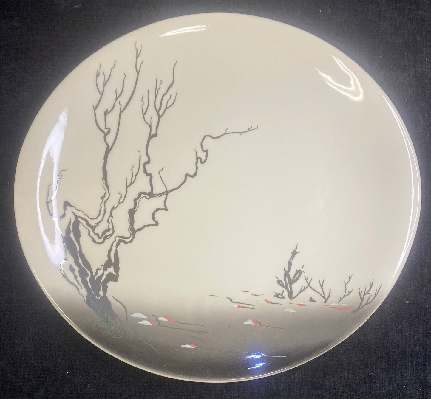 Two Brock California Plates - Manzanita Pattern