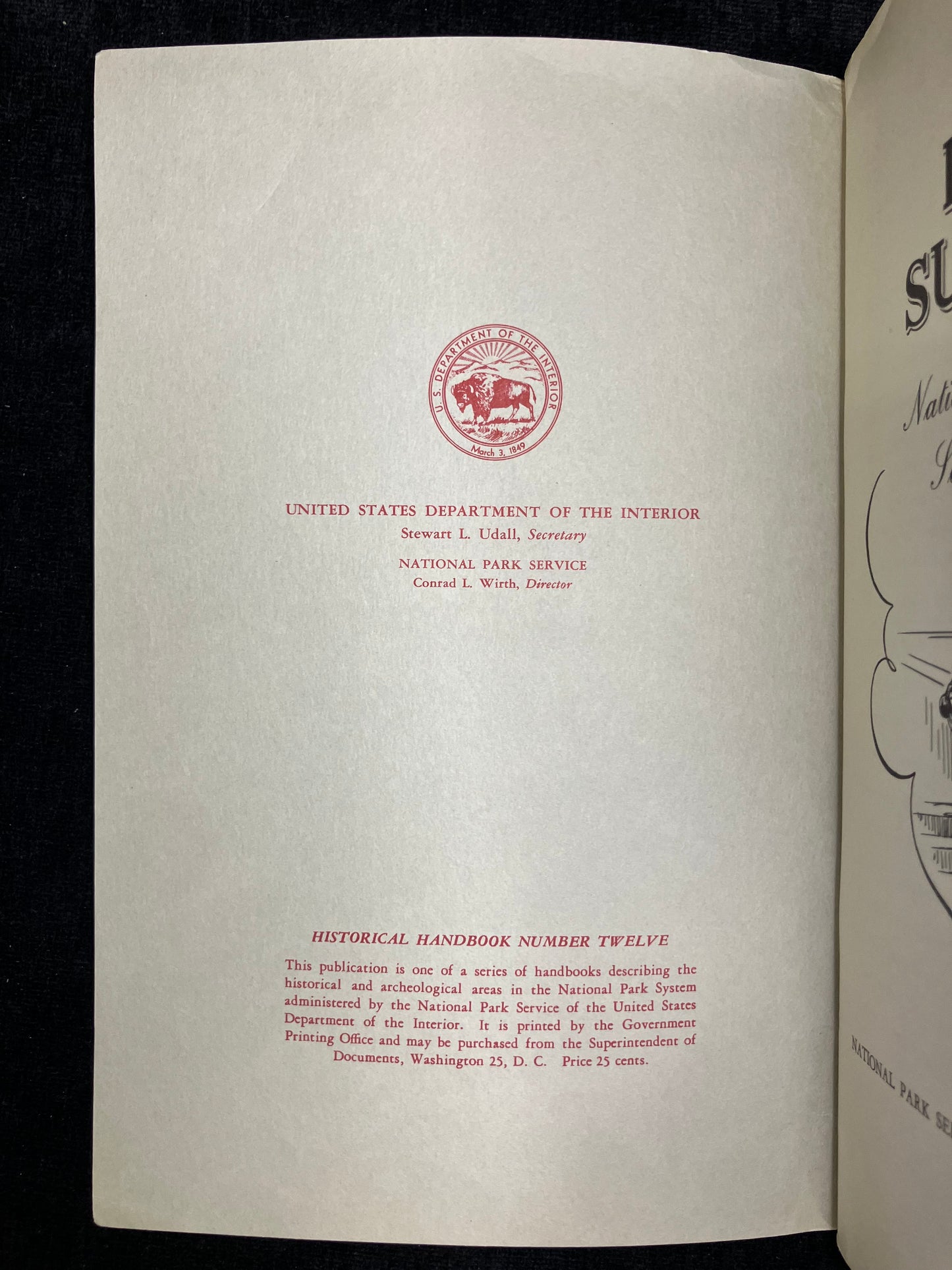 Civil War Memorabilia 1952 Historical Handbook - Fort Sumter - National Military Book