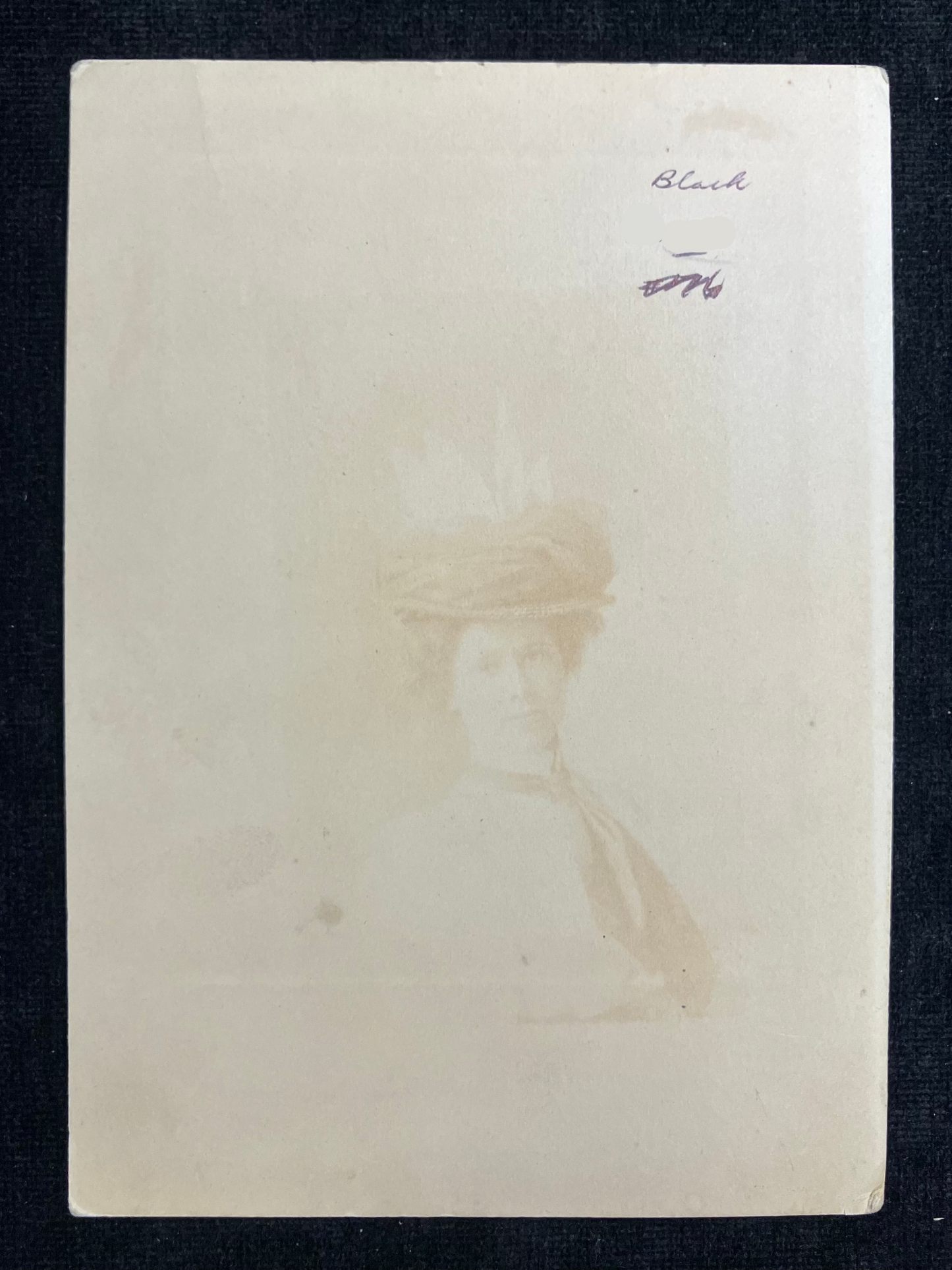 Woman in Fur and Jewels Fashion - 1880 -1890 Black History /Free Woman- Victorian Photography