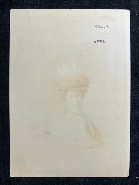 Woman in Fur and Jewels Fashion - 1880 -1890 Black History /Free Woman- Victorian Photography