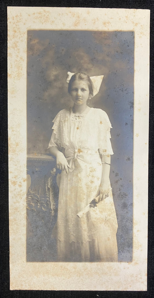 Graduation From Nursing Photo - Young Lady Grauates Early 1900s - Women's Education History